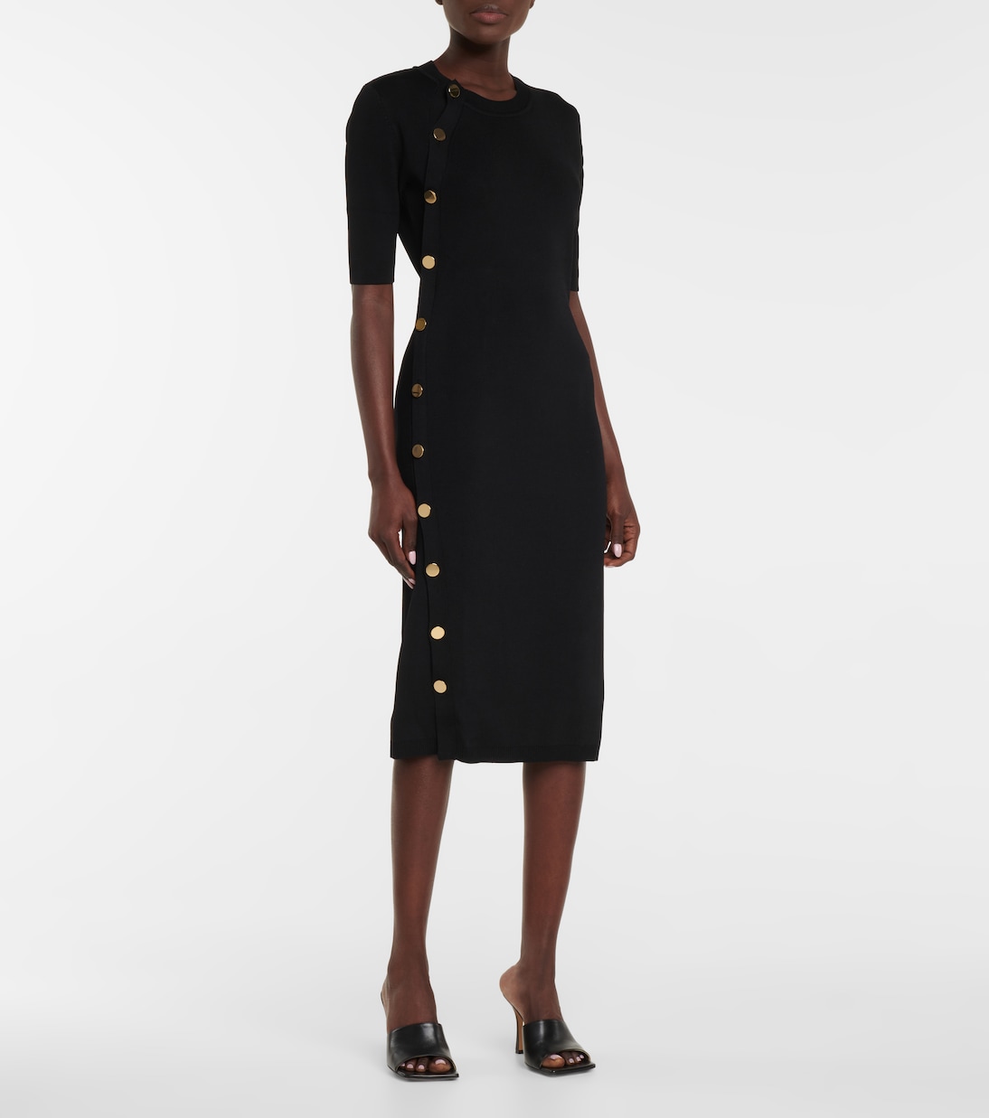 Vestido midi Minamoto de punto | Altuzarra