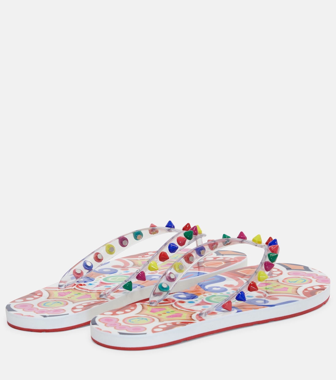 Loubi Flip Spikes thong sandals | Christian Louboutin