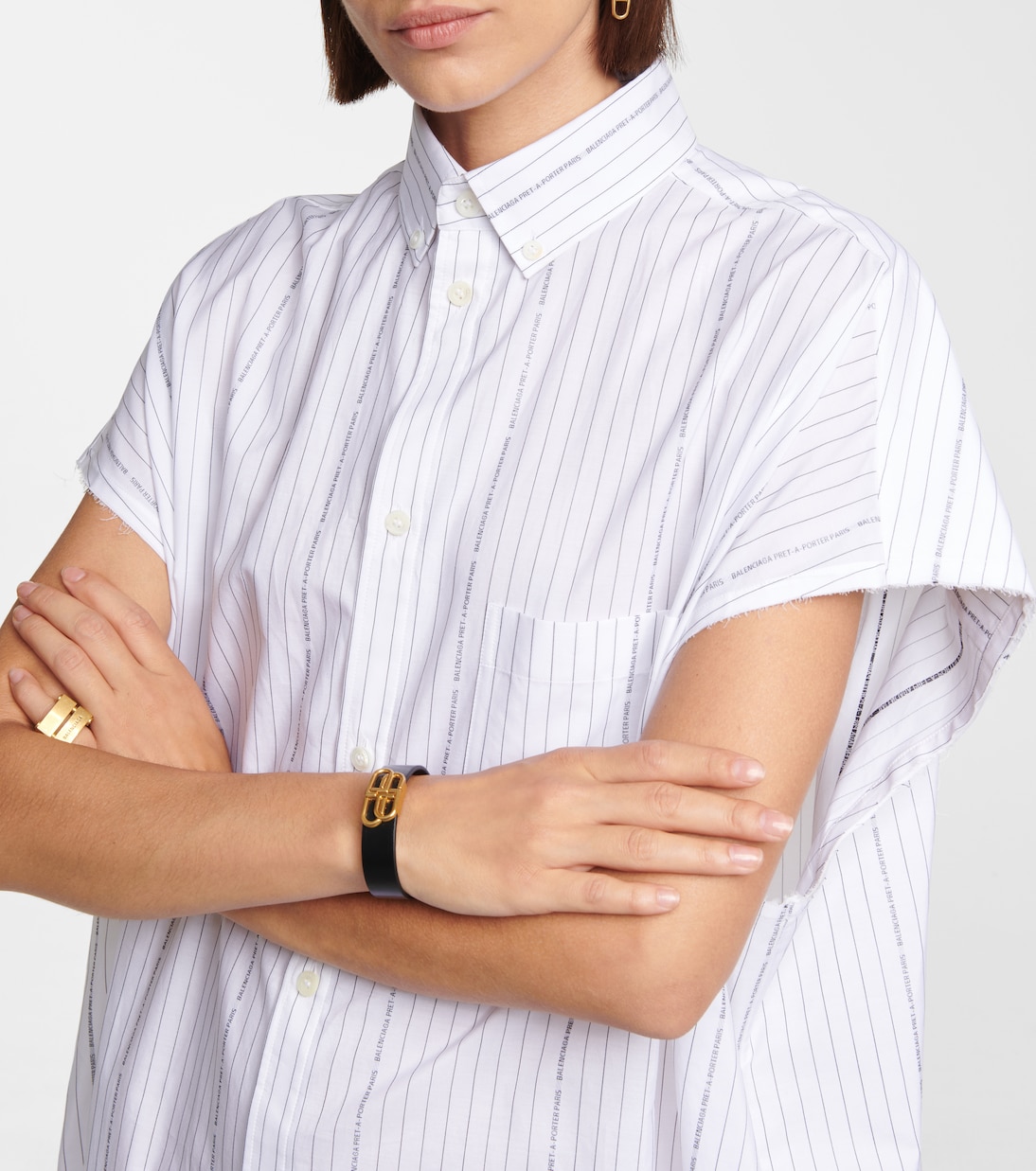 Bracciale in pelle BB di Balenciaga - Stile giovane e moderno