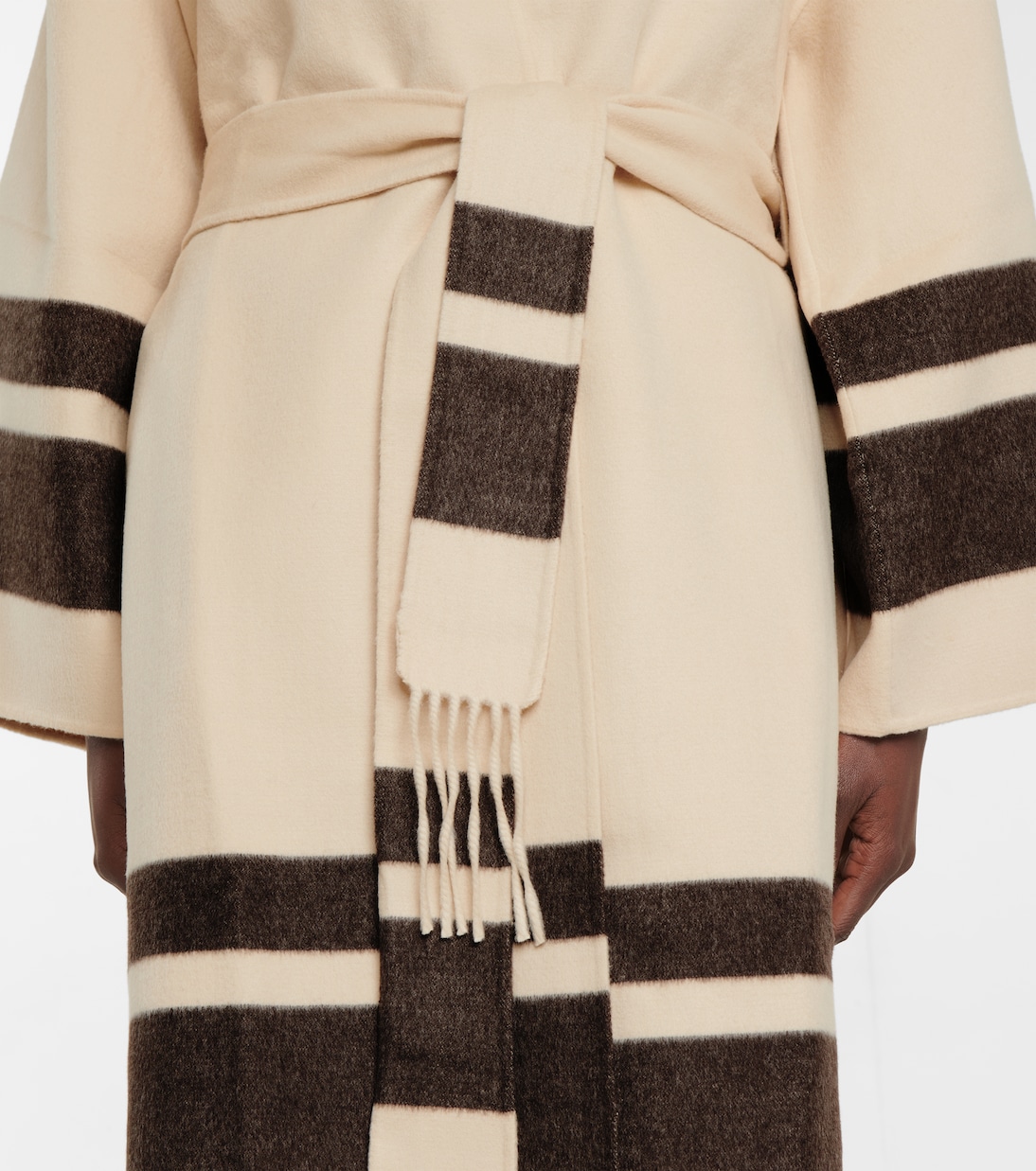 Striped wool coat | Zimmermann