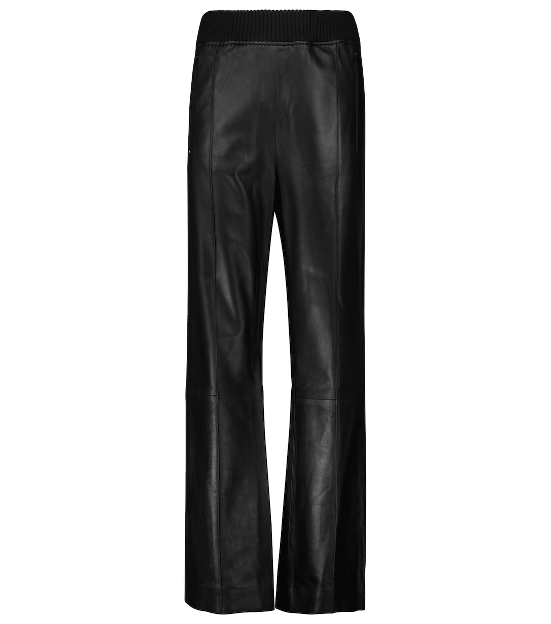 High-rise wide-leg leather pants | Dodo Bar Or