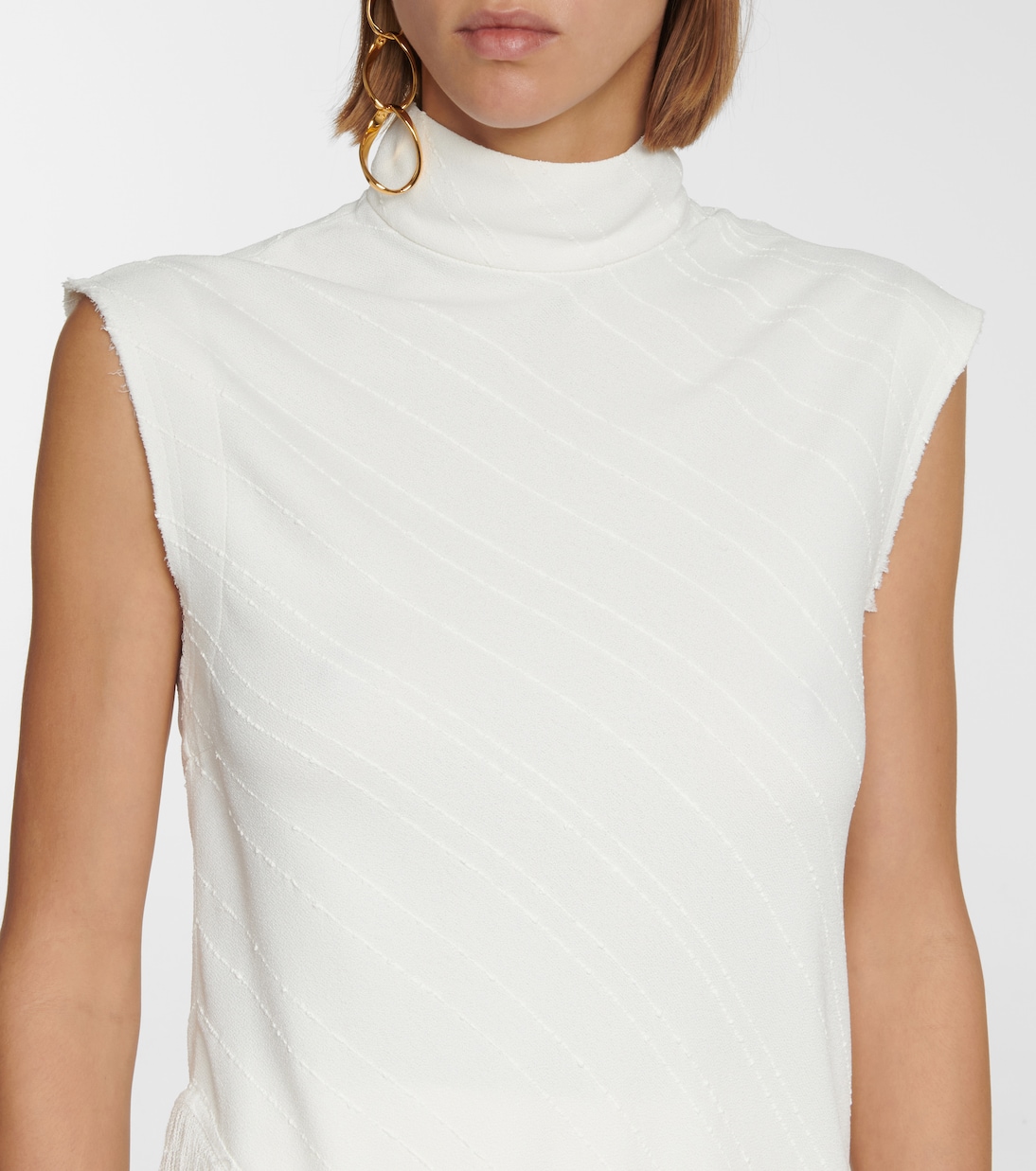 Asymmetrisches Top aus Crêpe | Proenza Schouler