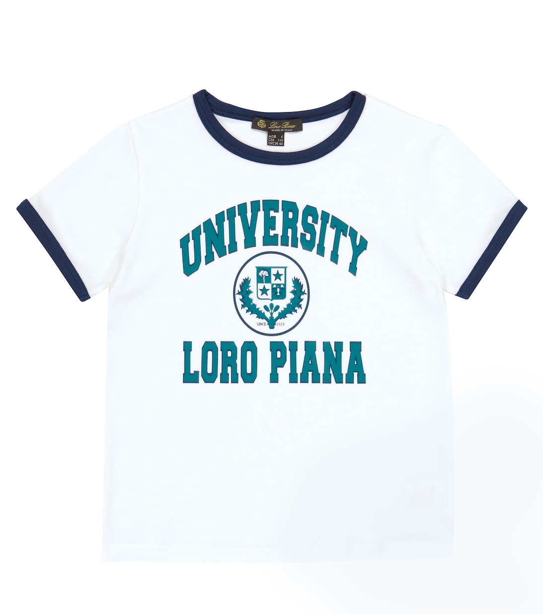 Bedrucktes T-Shirt aus Baumwoll-Jersey | Loro Piana Kids