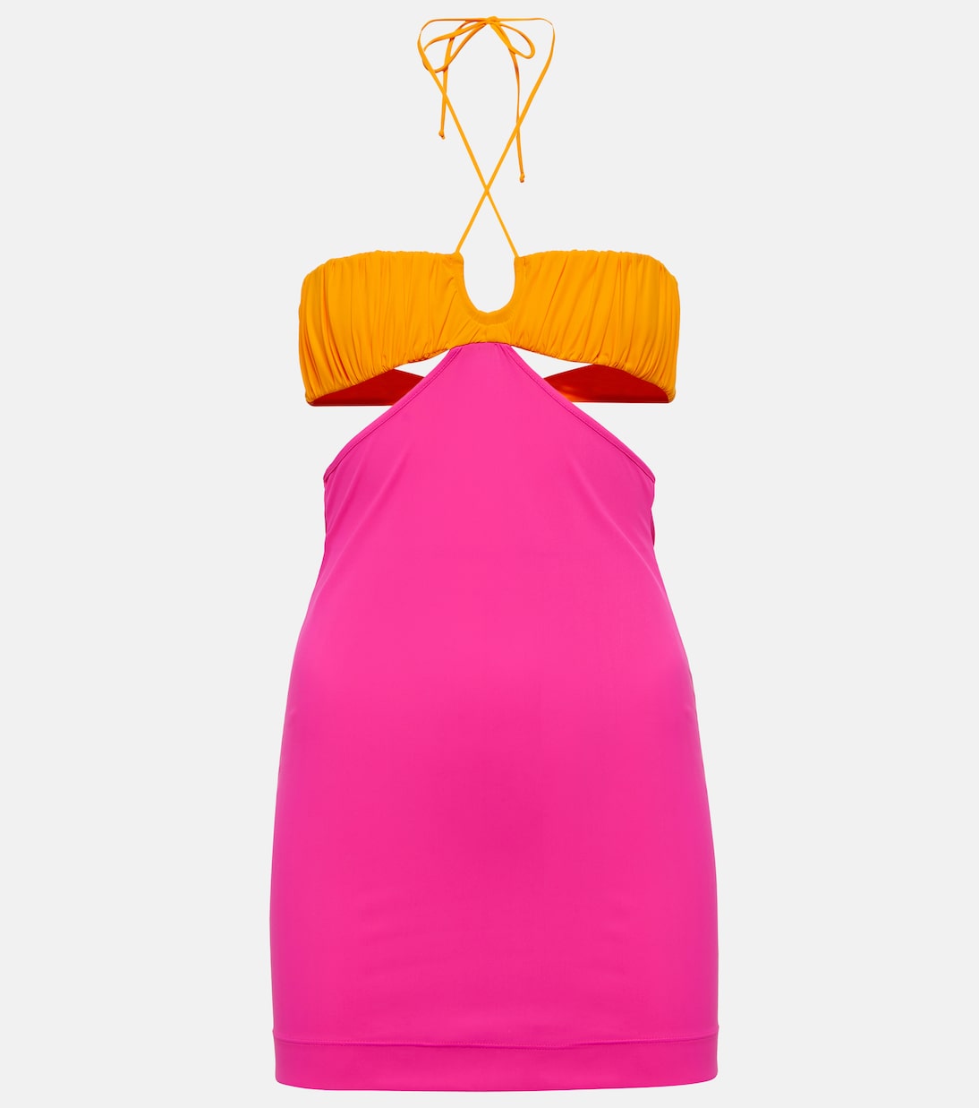 Cutout cotton minidress | Nensi Dojaka