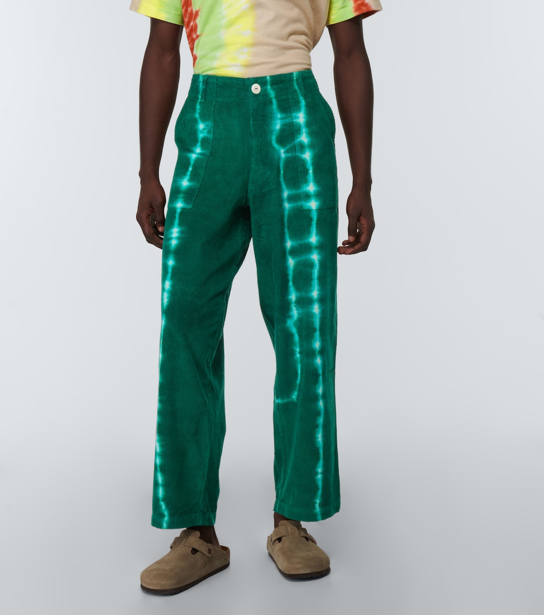 Pantalon en velours côtelé tie & dye | The Elder Statesman