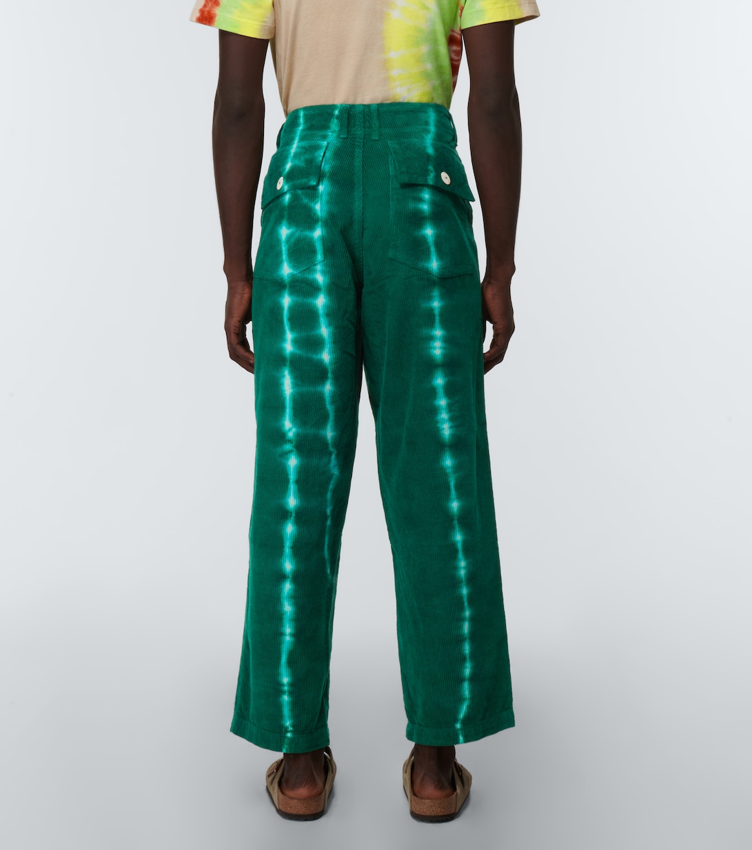 Pantalon en velours côtelé tie & dye | The Elder Statesman