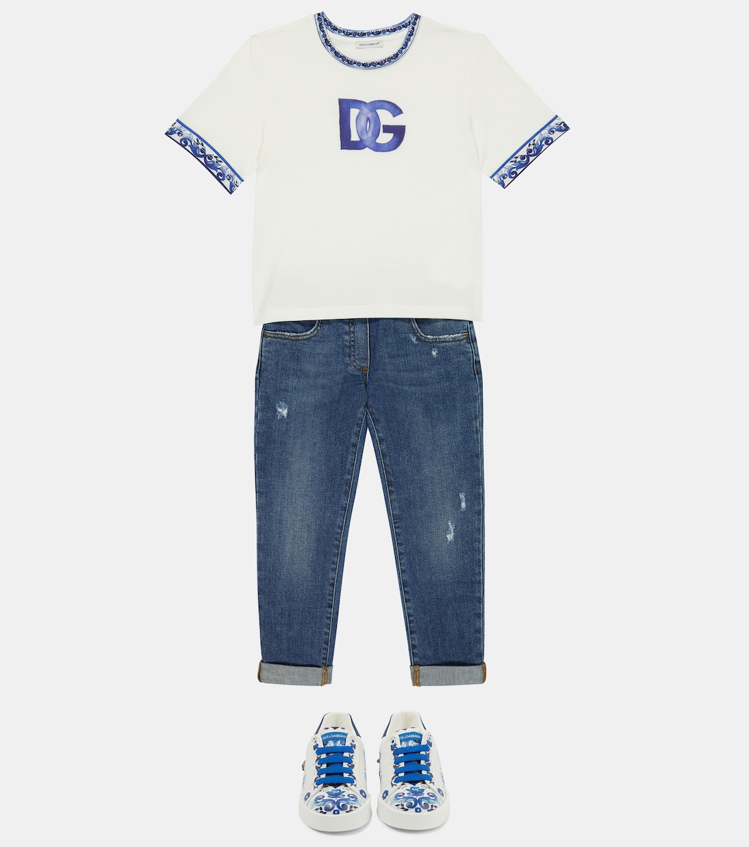 Distressed Jeans | Dolce&Gabbana Kids