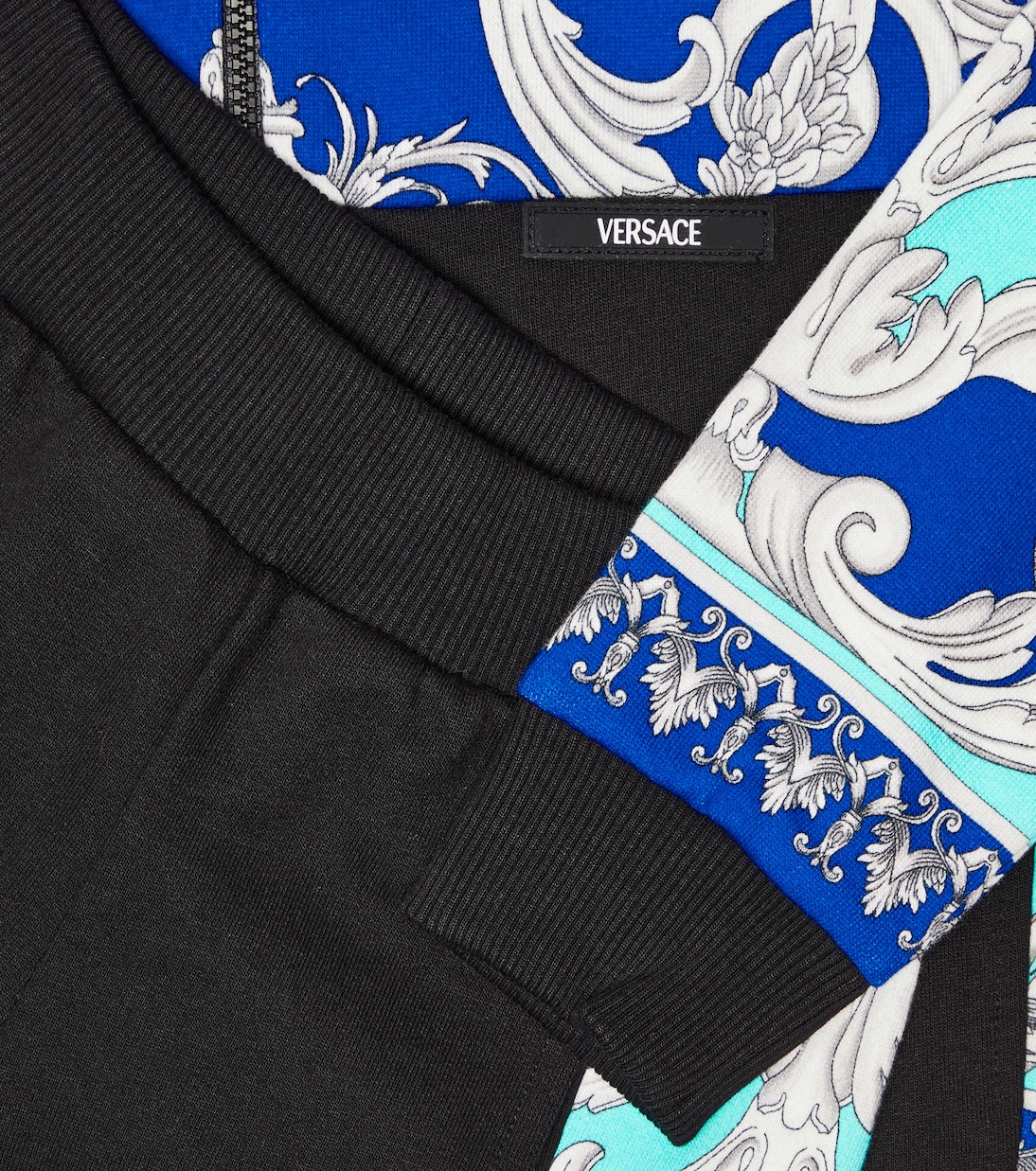 Printed zipped hoodie and sweatpants set | Versace Kids