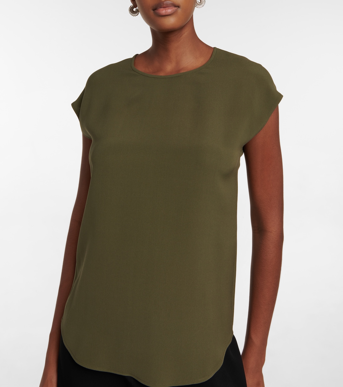 Maglia in Seta Crêpe De Chine Loro Piana per Giovani Stilisti