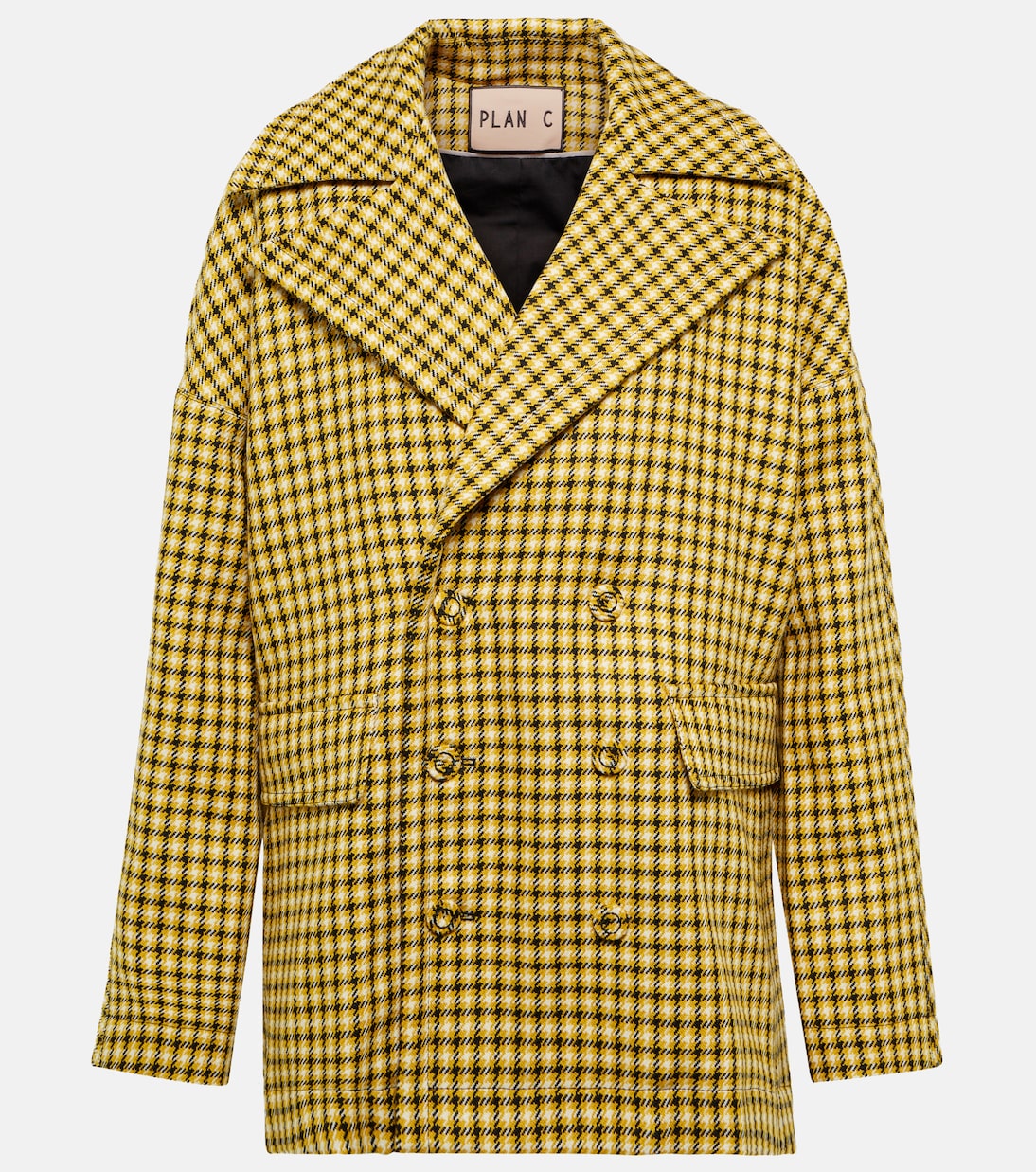 Houndstooth wool blazer | Plan C