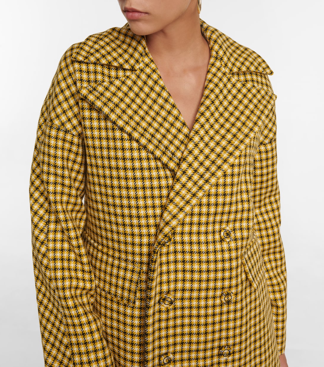 Houndstooth wool blazer | Plan C