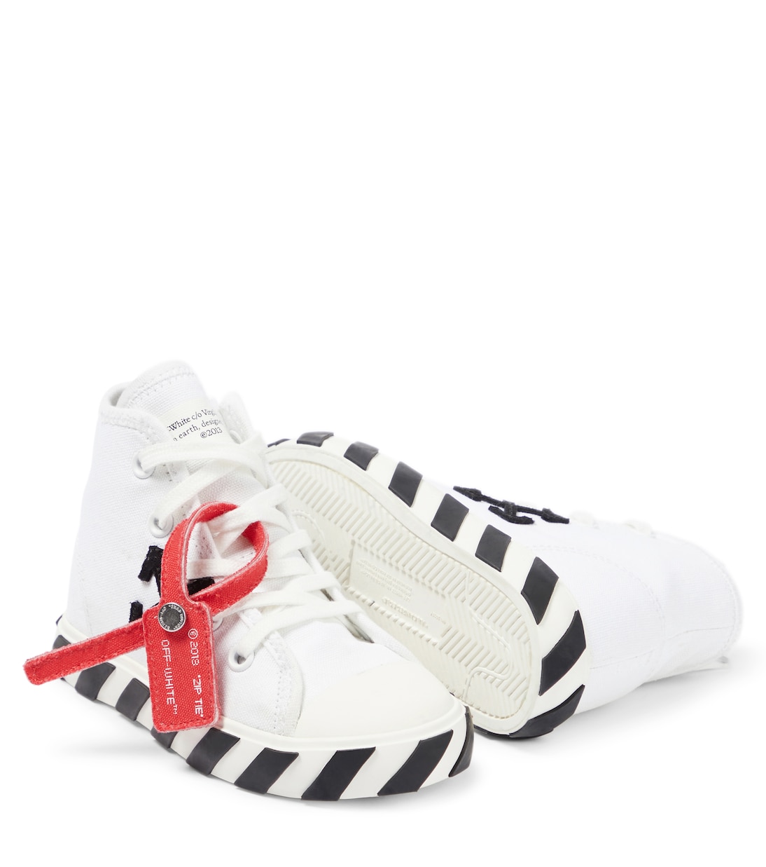 Vulcanized canvas sneakers | Off-White Kids