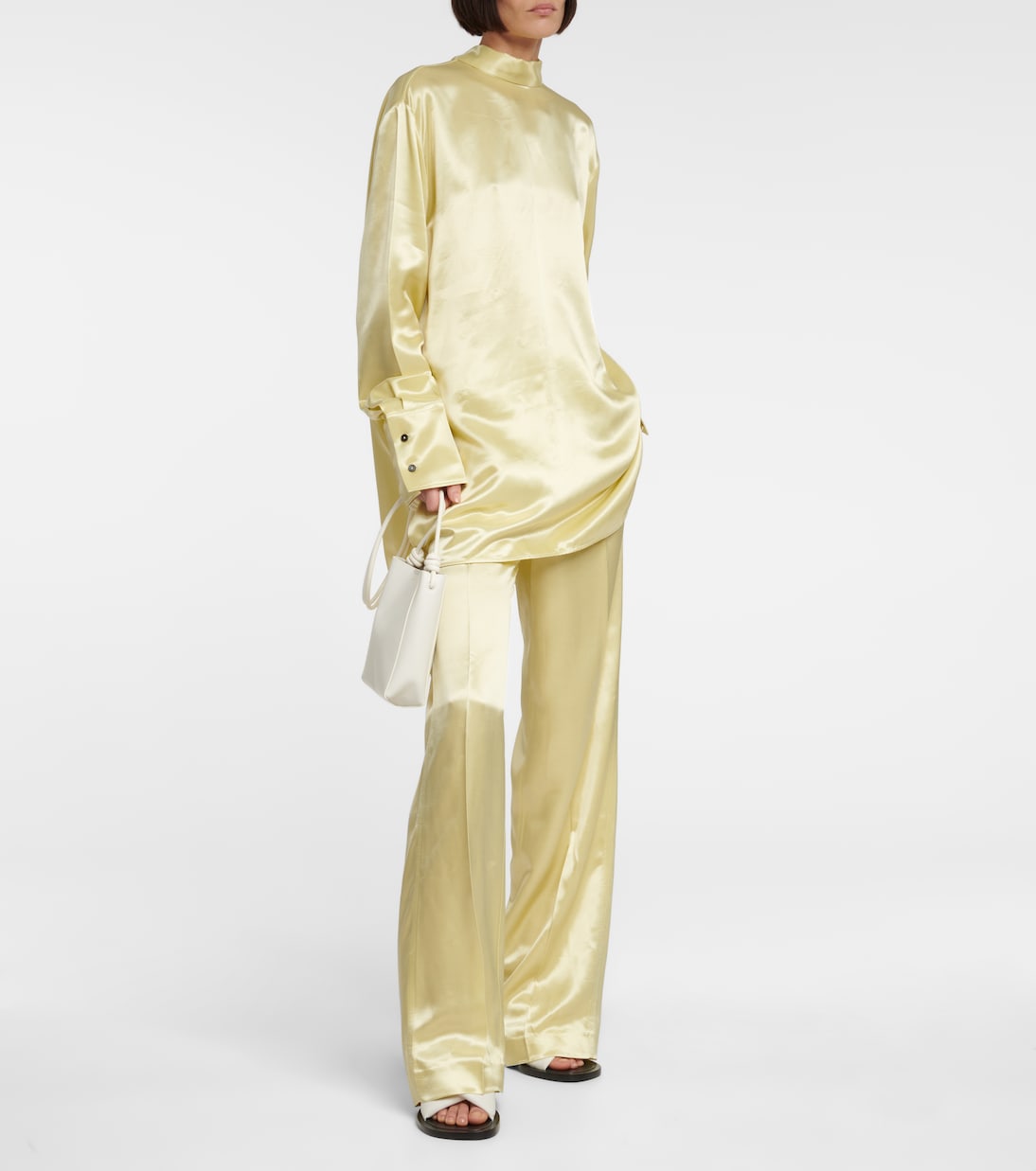 Pantaloni in raso | Jil Sander