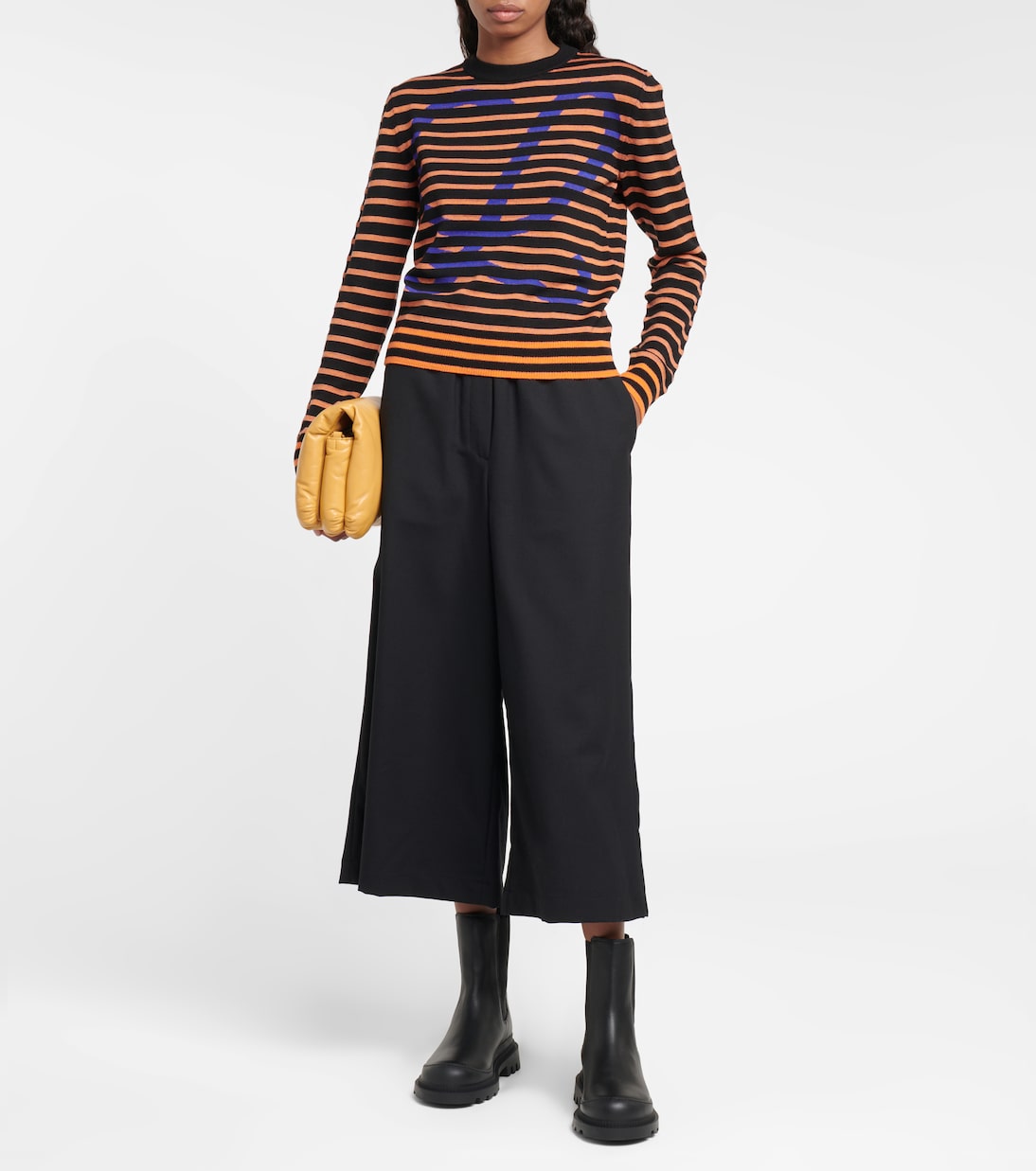Embroidered wool culottes | Loewe