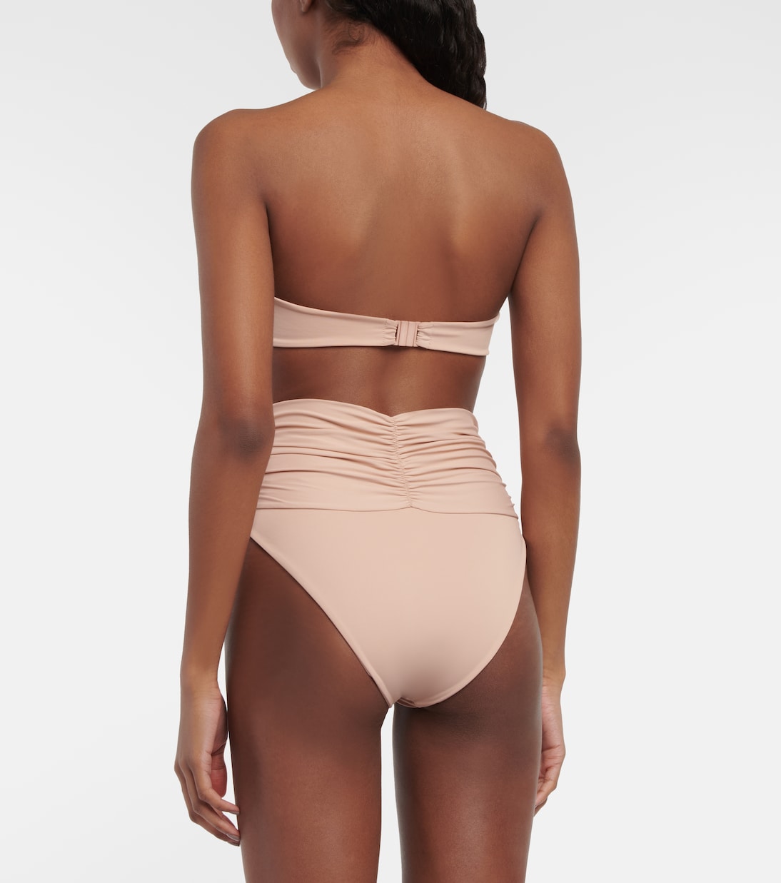 Top de bikini bandeau floral | Magda Butrym