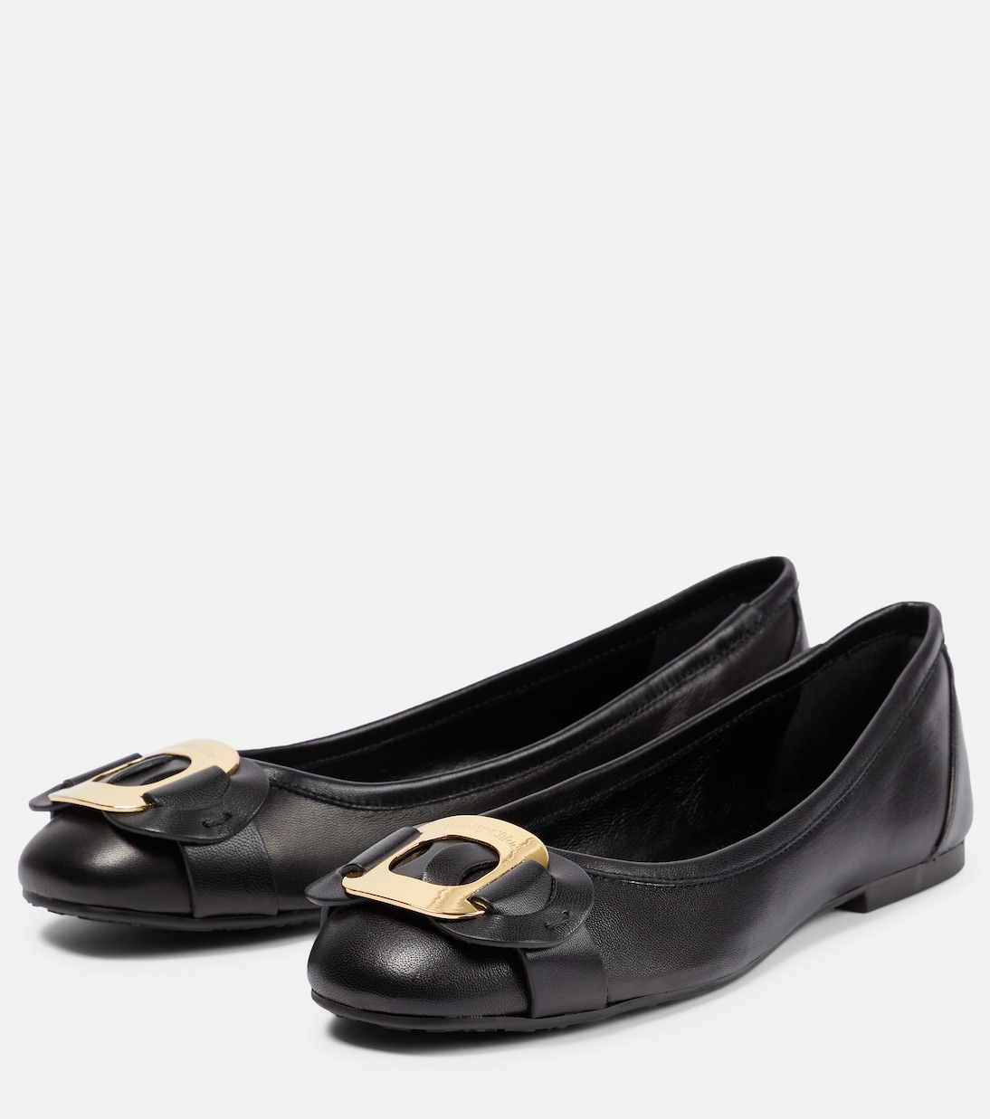 Chany leather ballet flats | See By Chloé