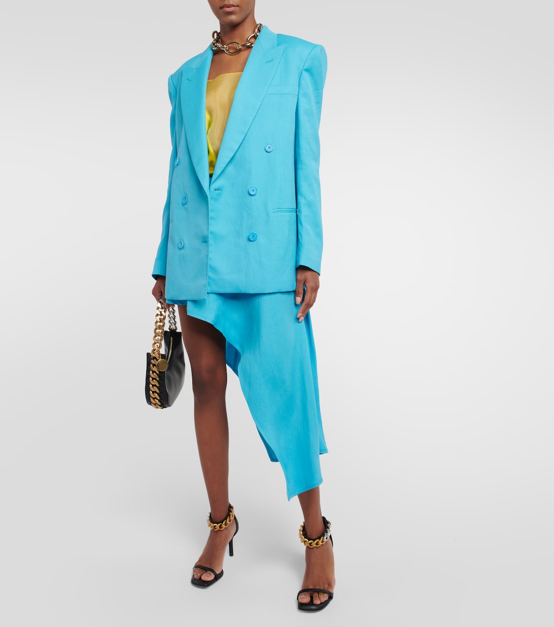 Blazer cruzado de sarga | Stella McCartney