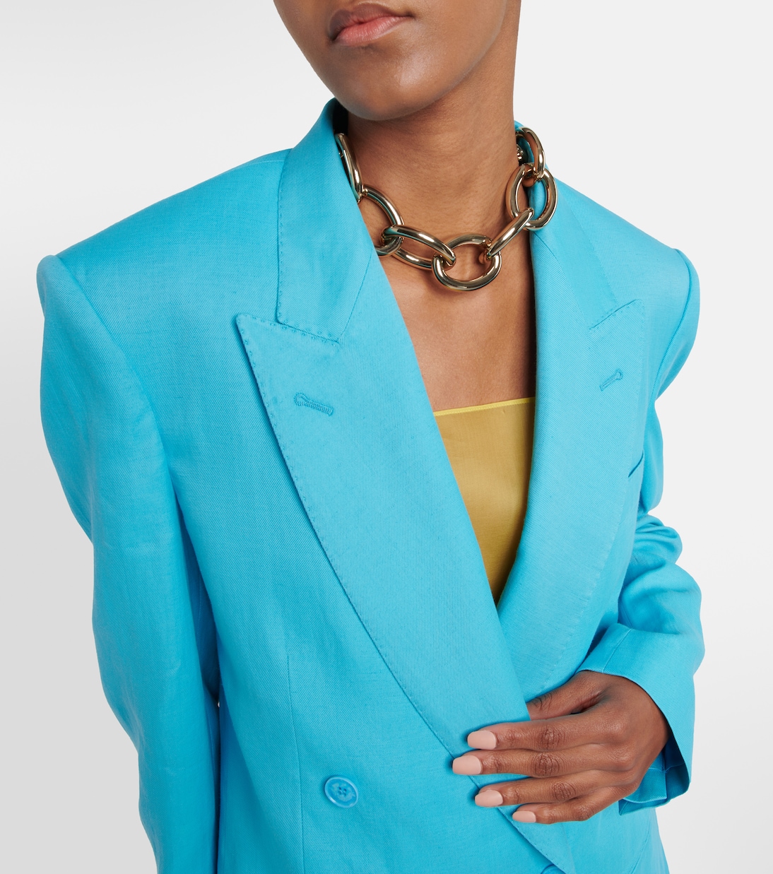 Blazer cruzado de sarga | Stella McCartney