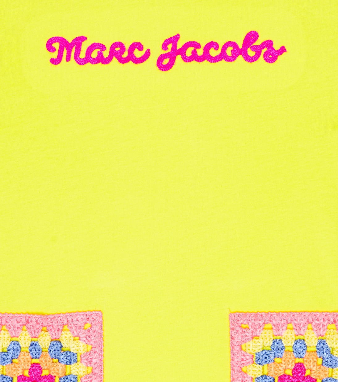 Abito in cotone con ricamo | Marc Jacobs Kids