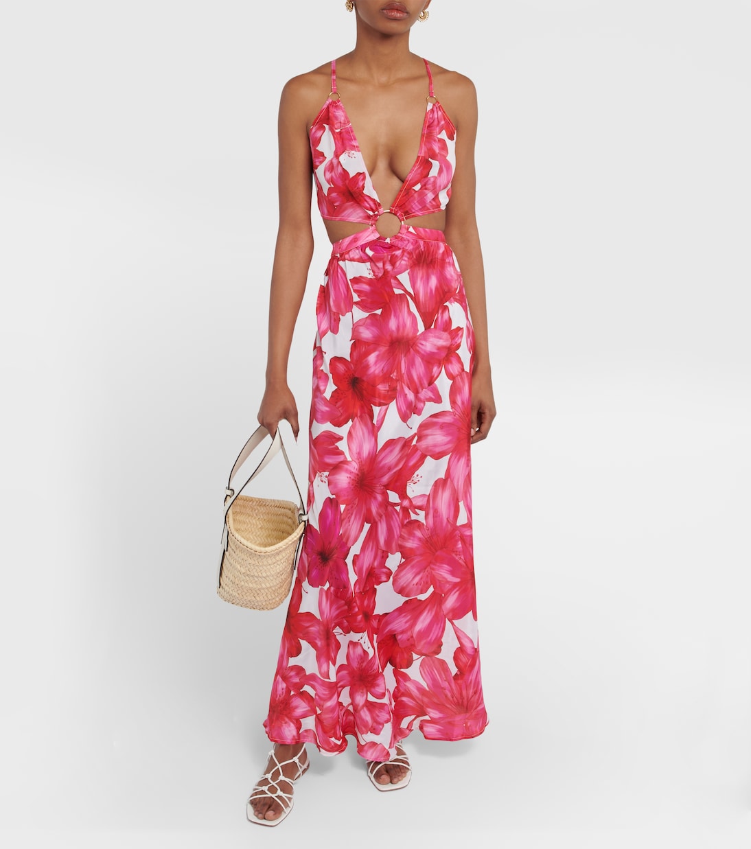 Colette floral cutout maxi dress | Alexandra Miro