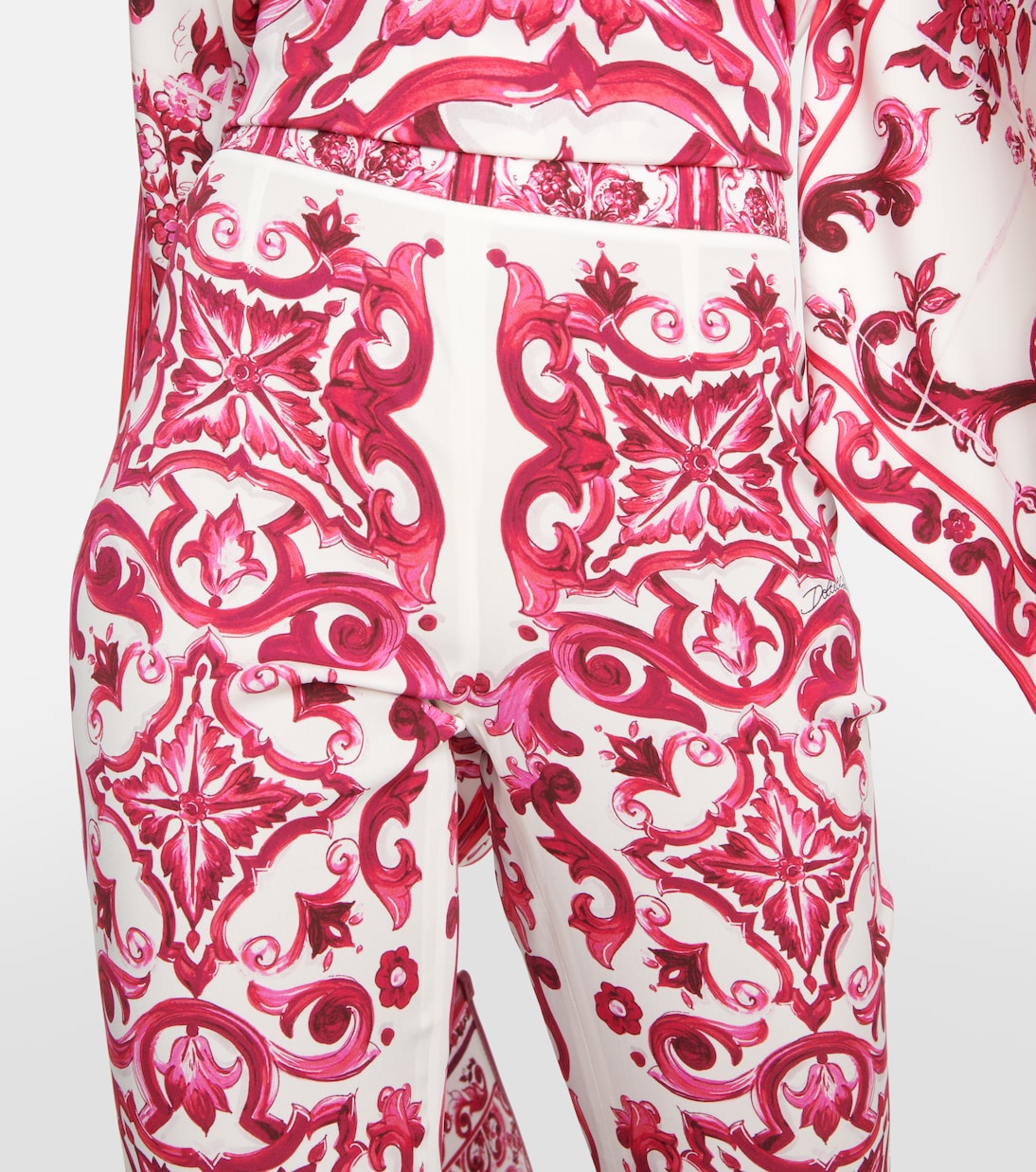 Pantaloni flared con stampa | Dolce&Gabbana