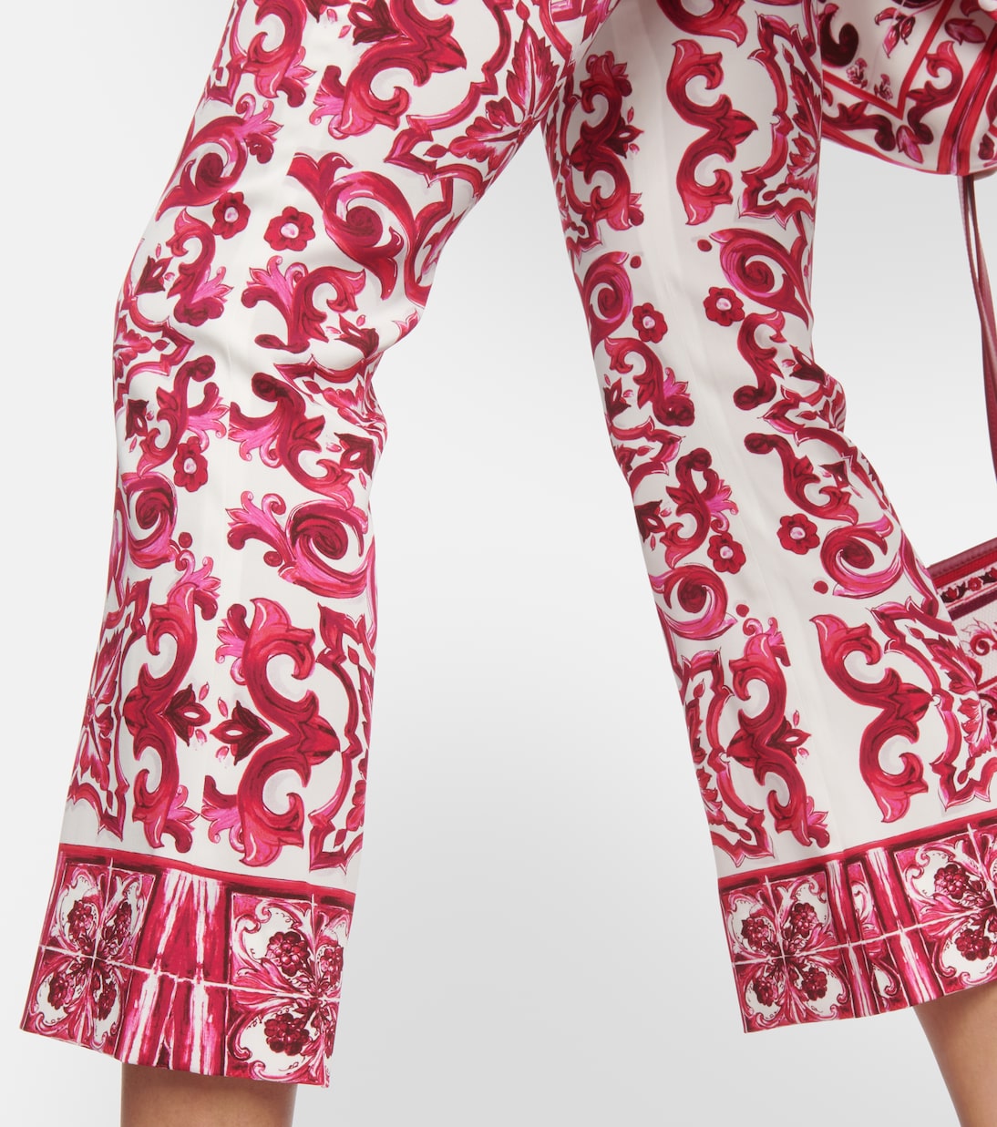 Pantaloni flared con stampa | Dolce&Gabbana