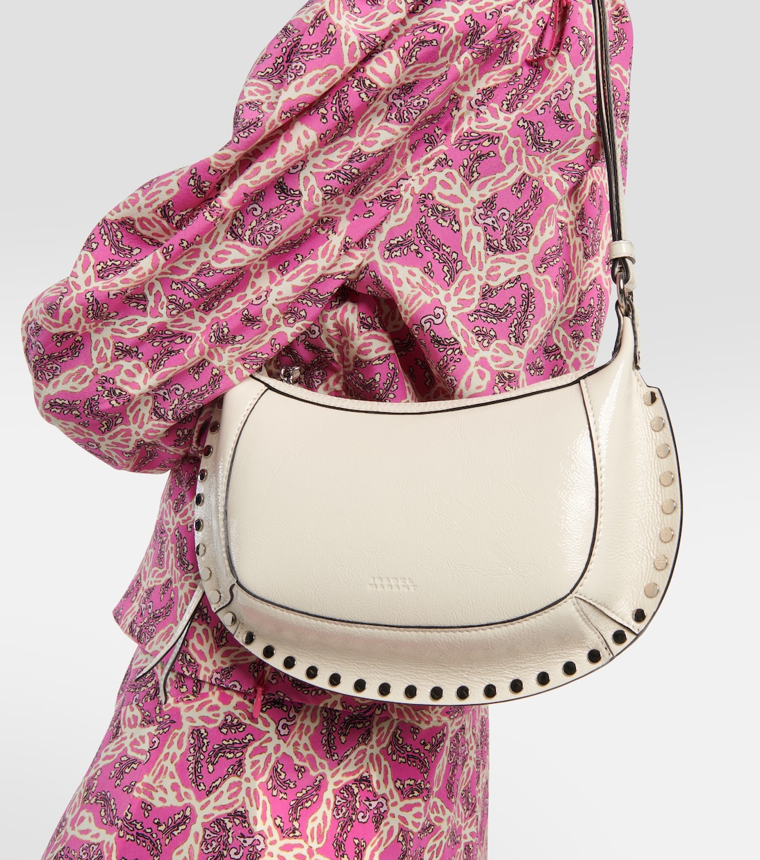 Borsa a spalla Oksan Moon Small in pelle | Isabel Marant