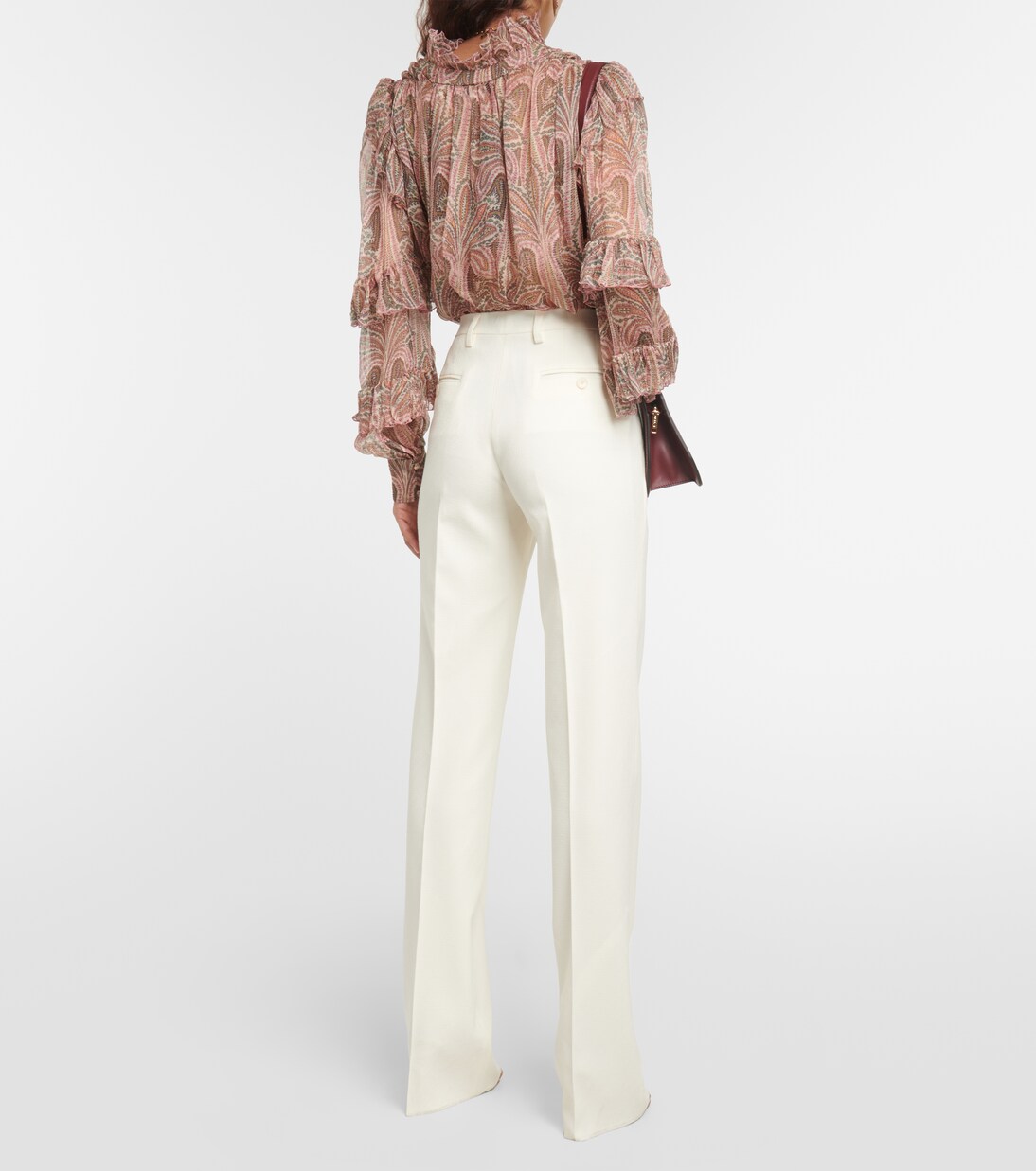 Pantalones rectos de lana | Etro