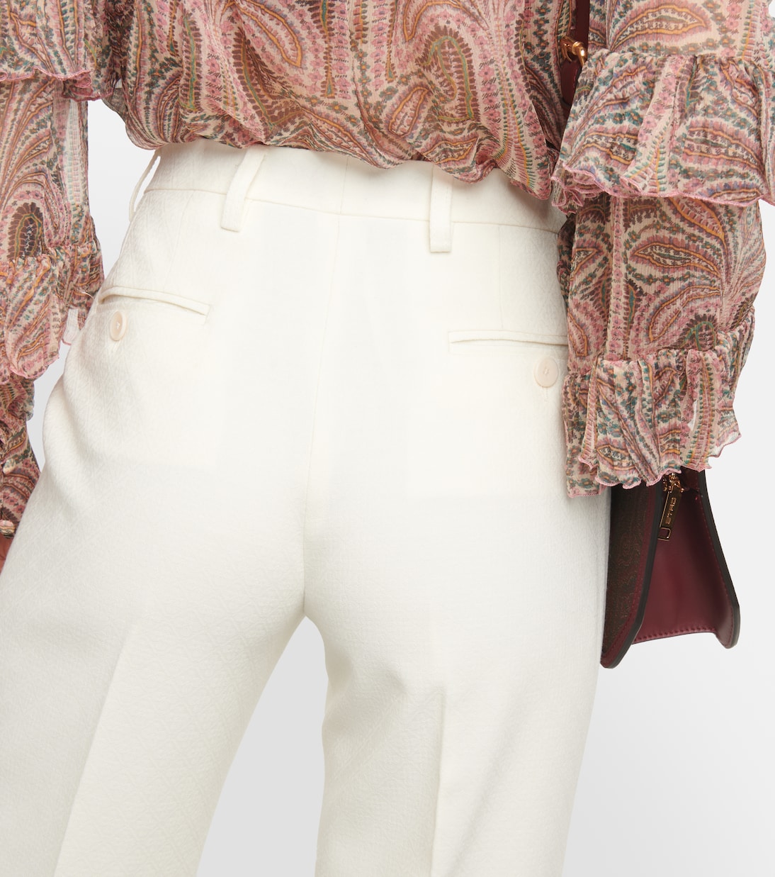 Pantalones rectos de lana | Etro