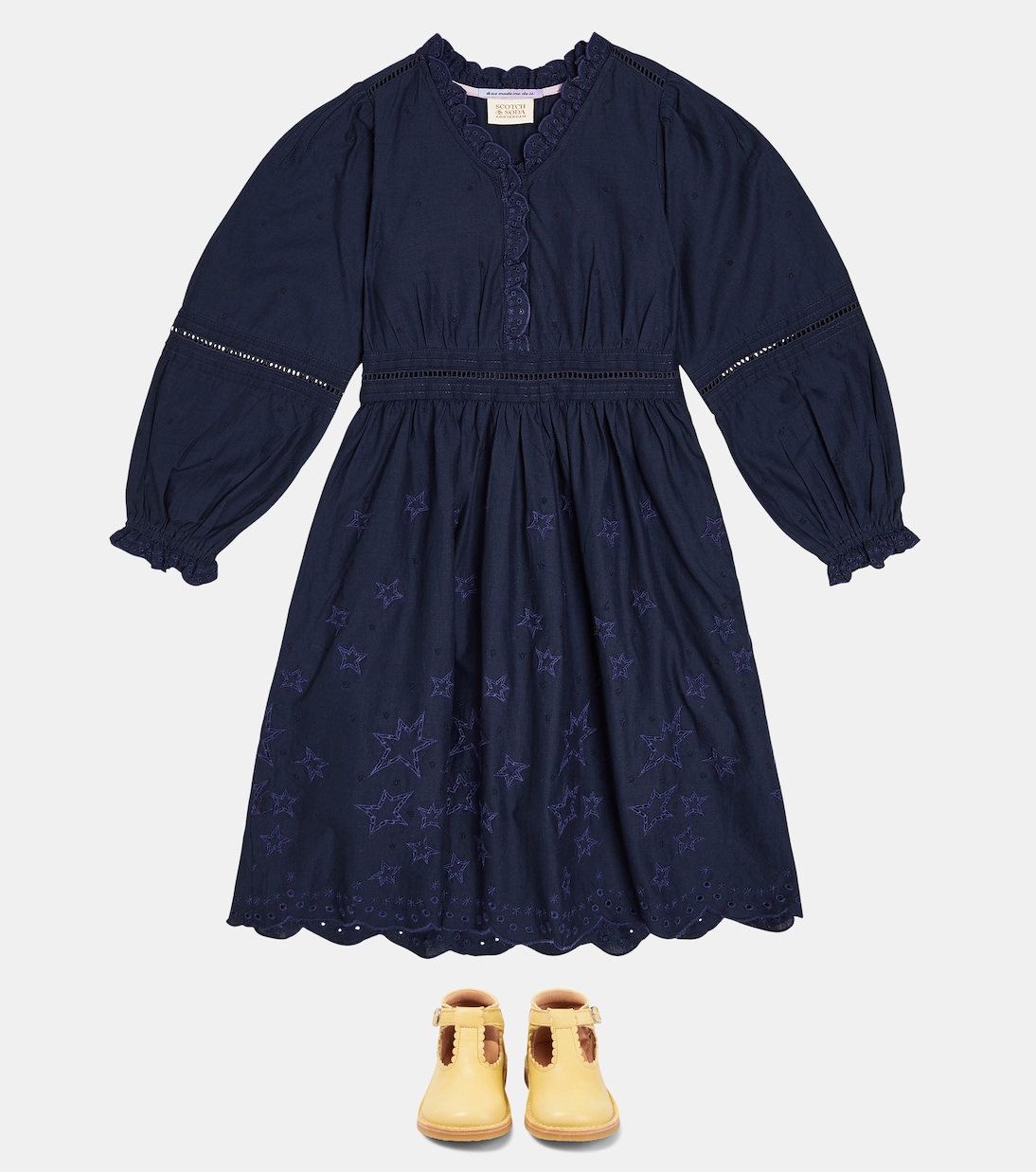 Embroidered cotton dress | Scotch & Soda Kids