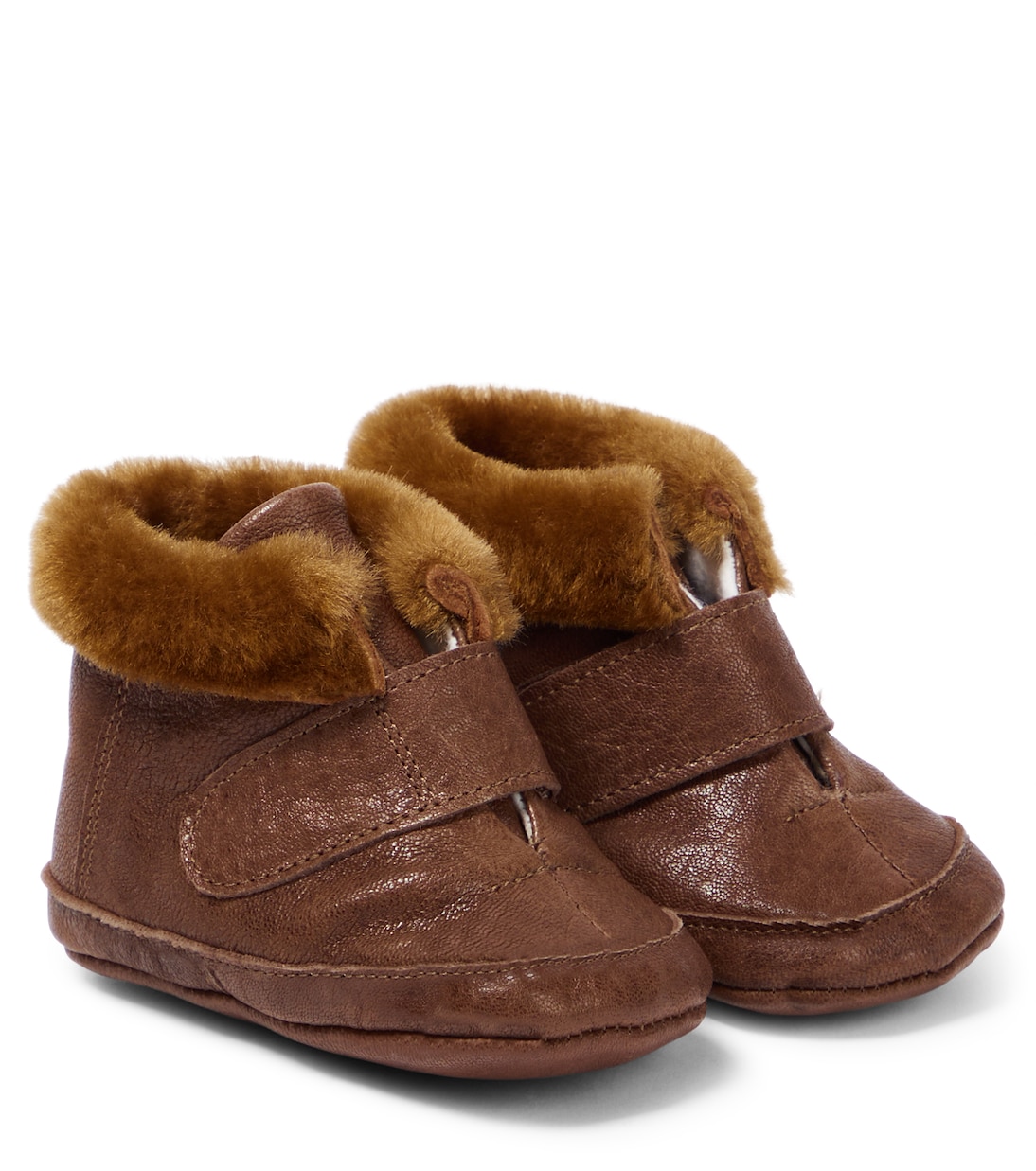 Baby - Stivaletti in pelle con shearling | PèPè