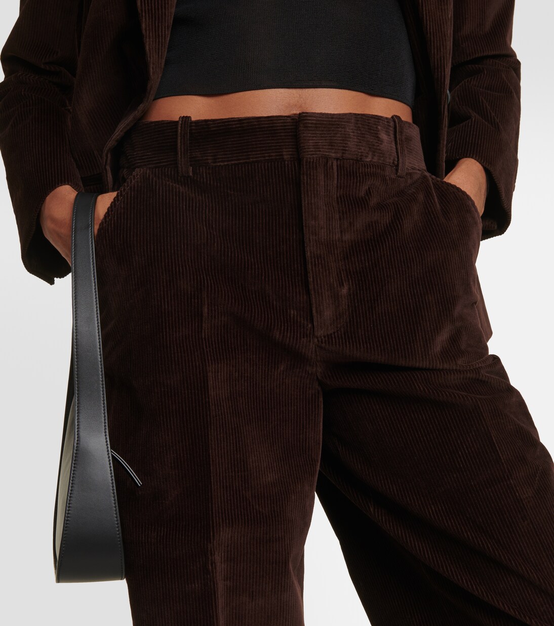 Gerade Hose aus Cord | Frame