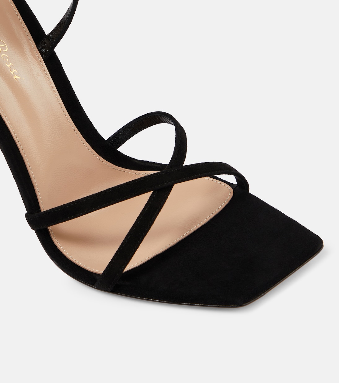 Verzierte Sandalen Wonder aus Veloursleder | Gianvito Rossi