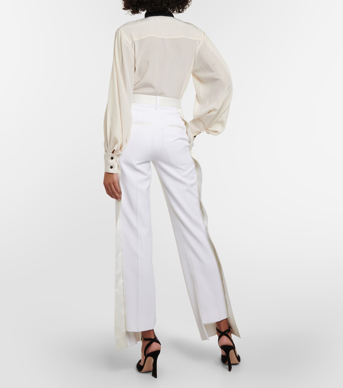Pantaloni regular a vita alta | Victoria Beckham