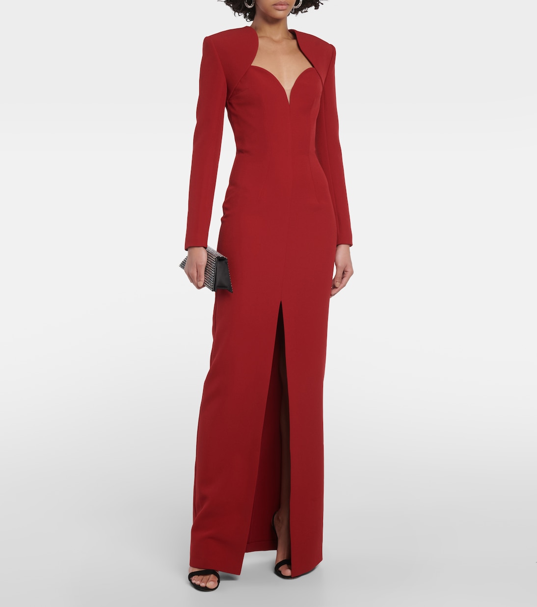 Robe Trixie aus Crêpe | Safiyaa