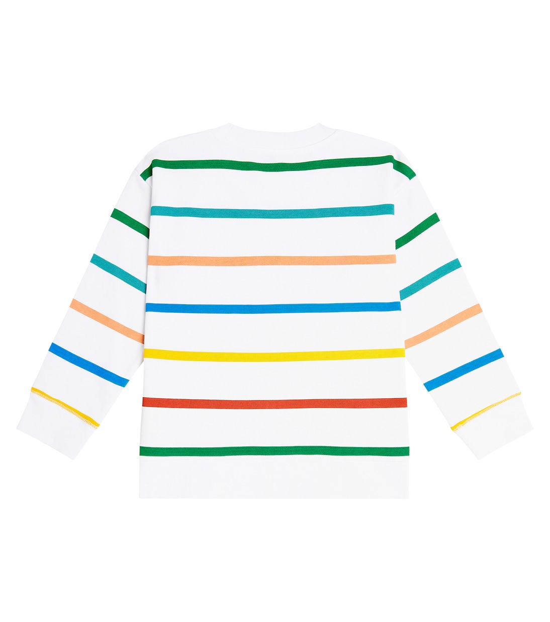 Felpa in jersey di cotone a righe | Stella McCartney Kids