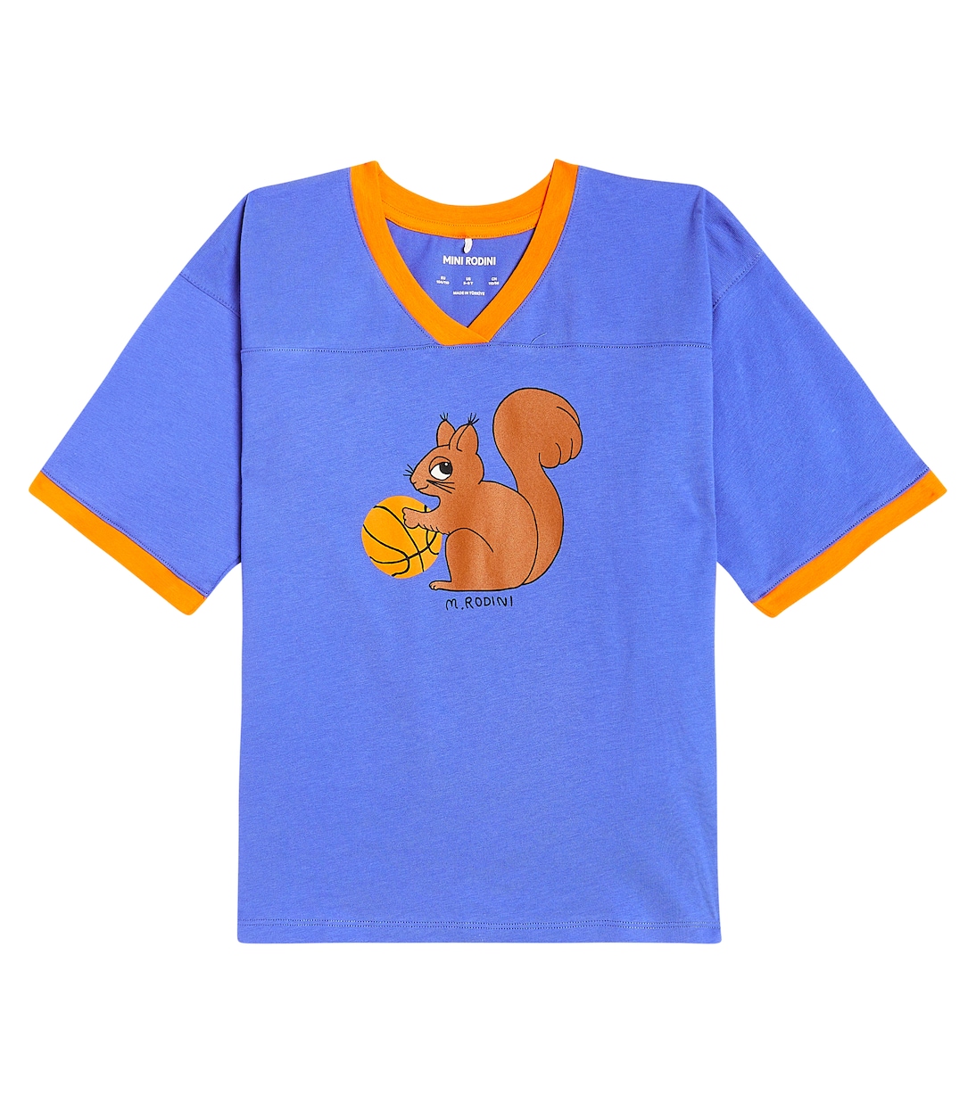 Camiseta Squirrels de jersey de algodón | Mini Rodini