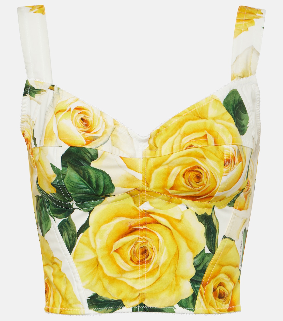 Bustier-Top aus einem Baumwollgemisch | Dolce&Gabbana