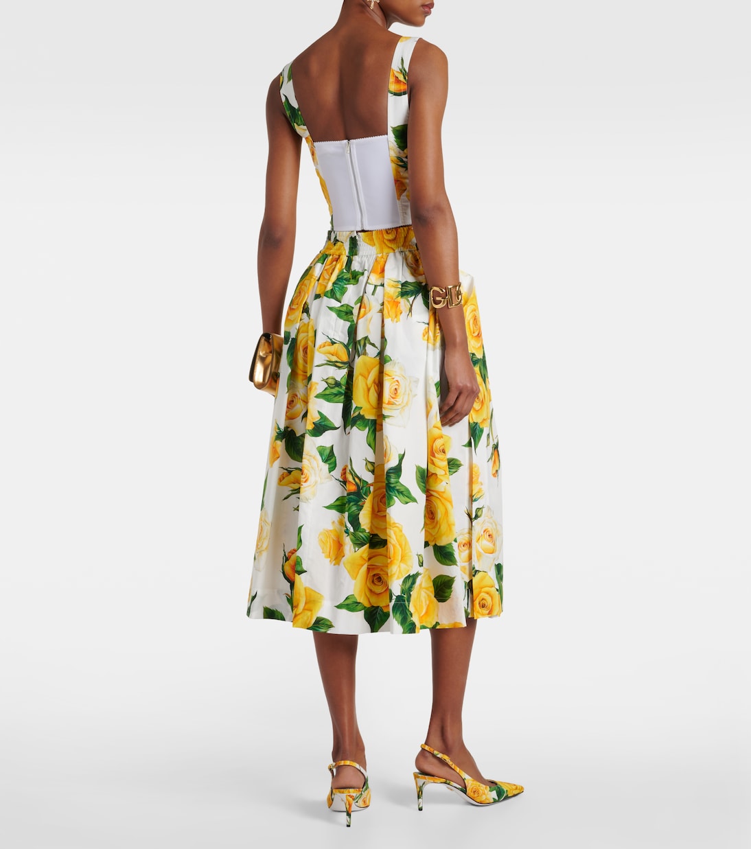 Bustier-Top aus einem Baumwollgemisch | Dolce&Gabbana
