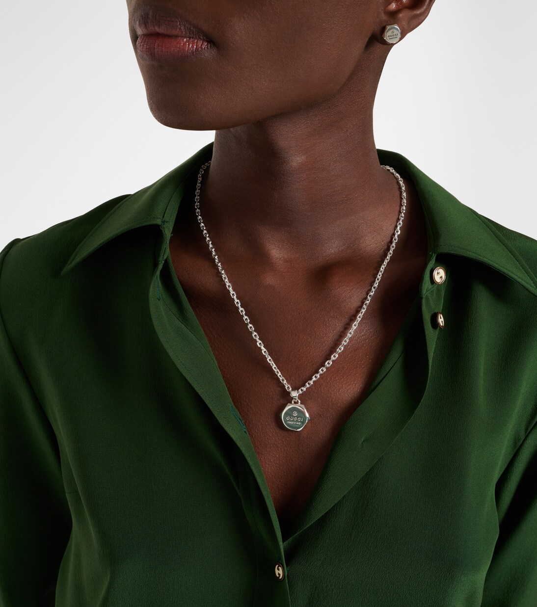 Collana in argento sterling GUCCI per giovani trendy