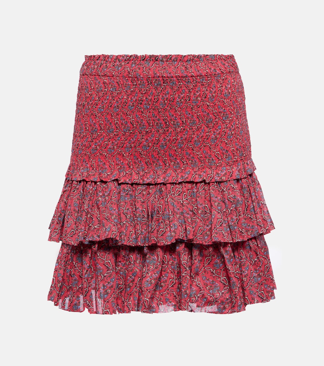 Minifalda Naomi de algodón fruncida | Marant Etoile