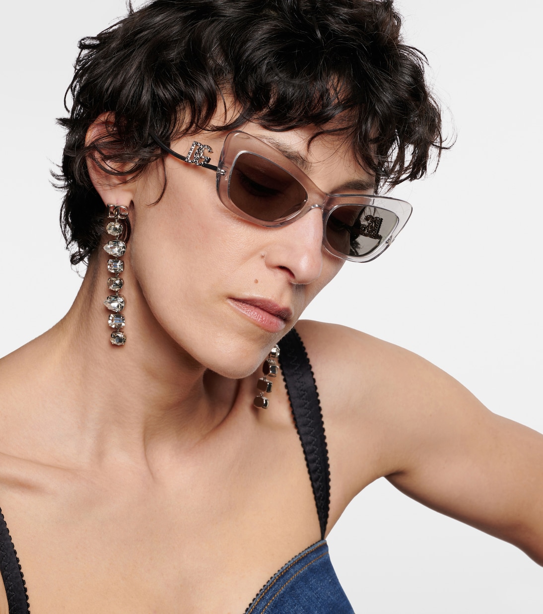 DG embellished cat-eye sunglasses | Dolce&Gabbana