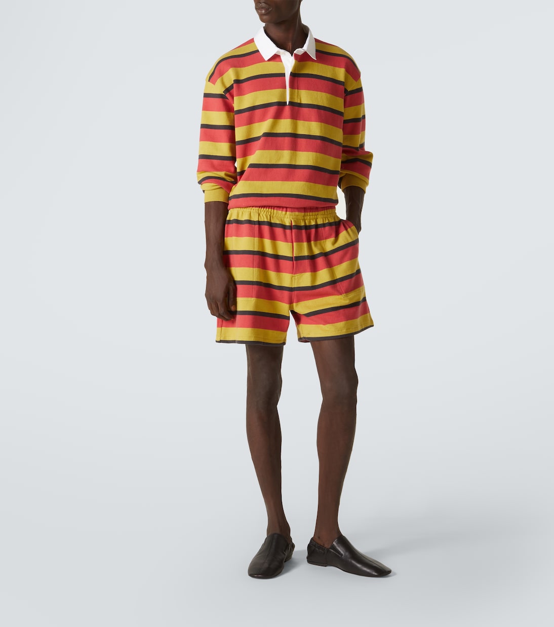 Rec striped cotton jersey shorts | Bode