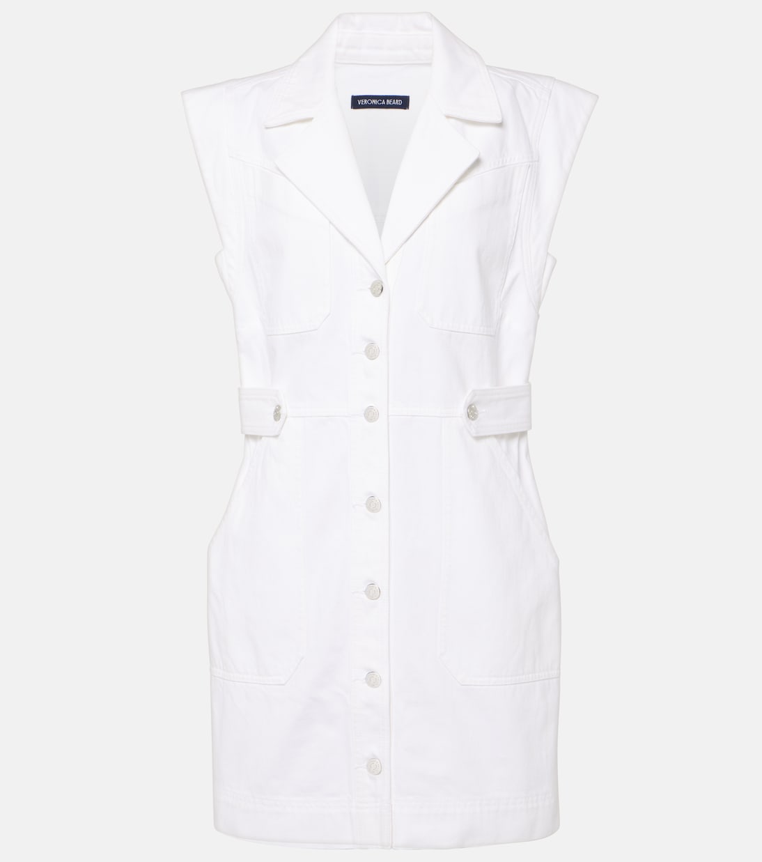 Hemdblusenkleid Jax aus Denim | Veronica Beard