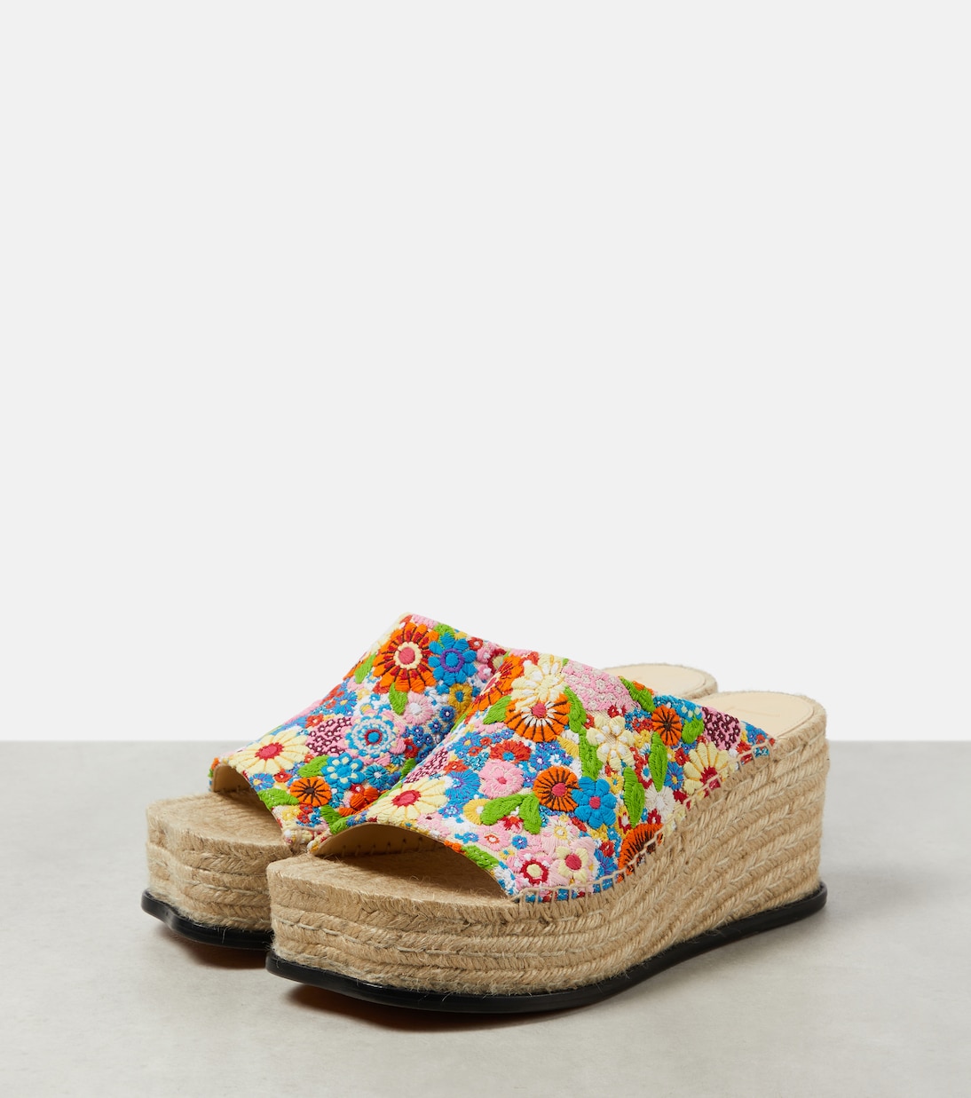 Paula's Ibiza Petal 80 espadrille wedges  | Loewe