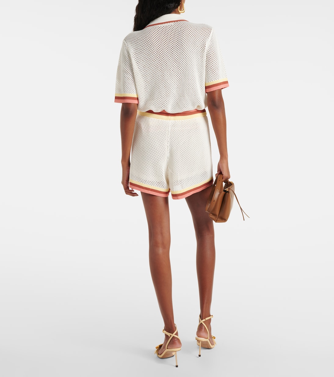 Shorts Golden in maglia a vita alta | Zimmermann