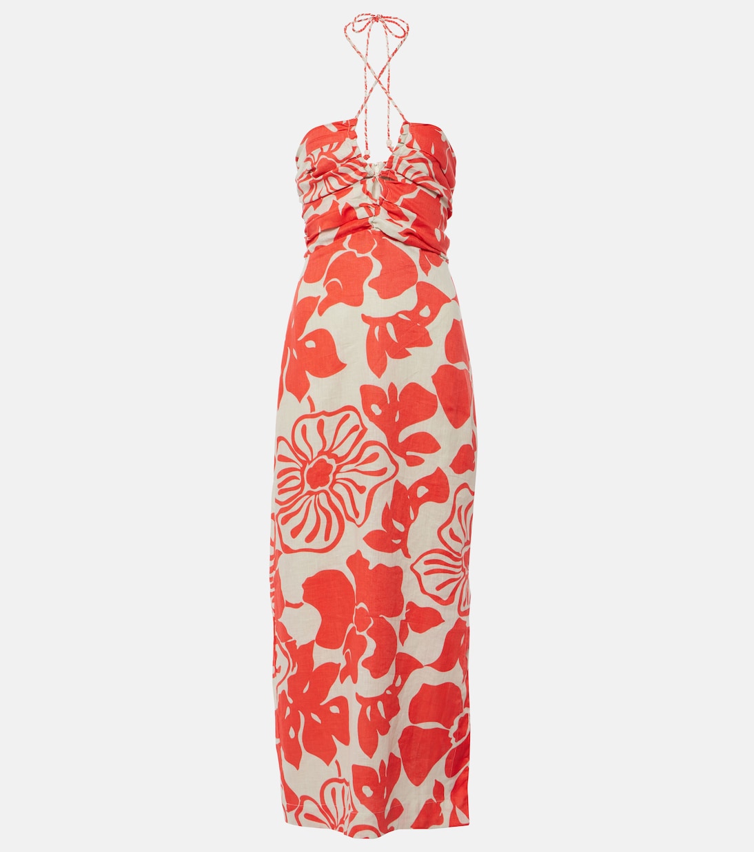 Tortugas floral linen maxi dress | Faithfull