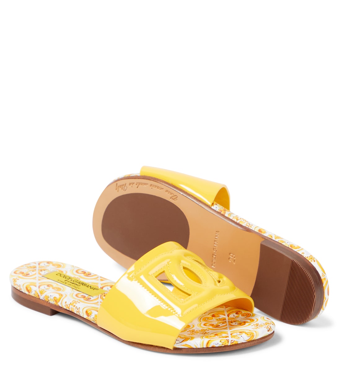 Mules en cuir verni | Dolce&Gabbana Kids
