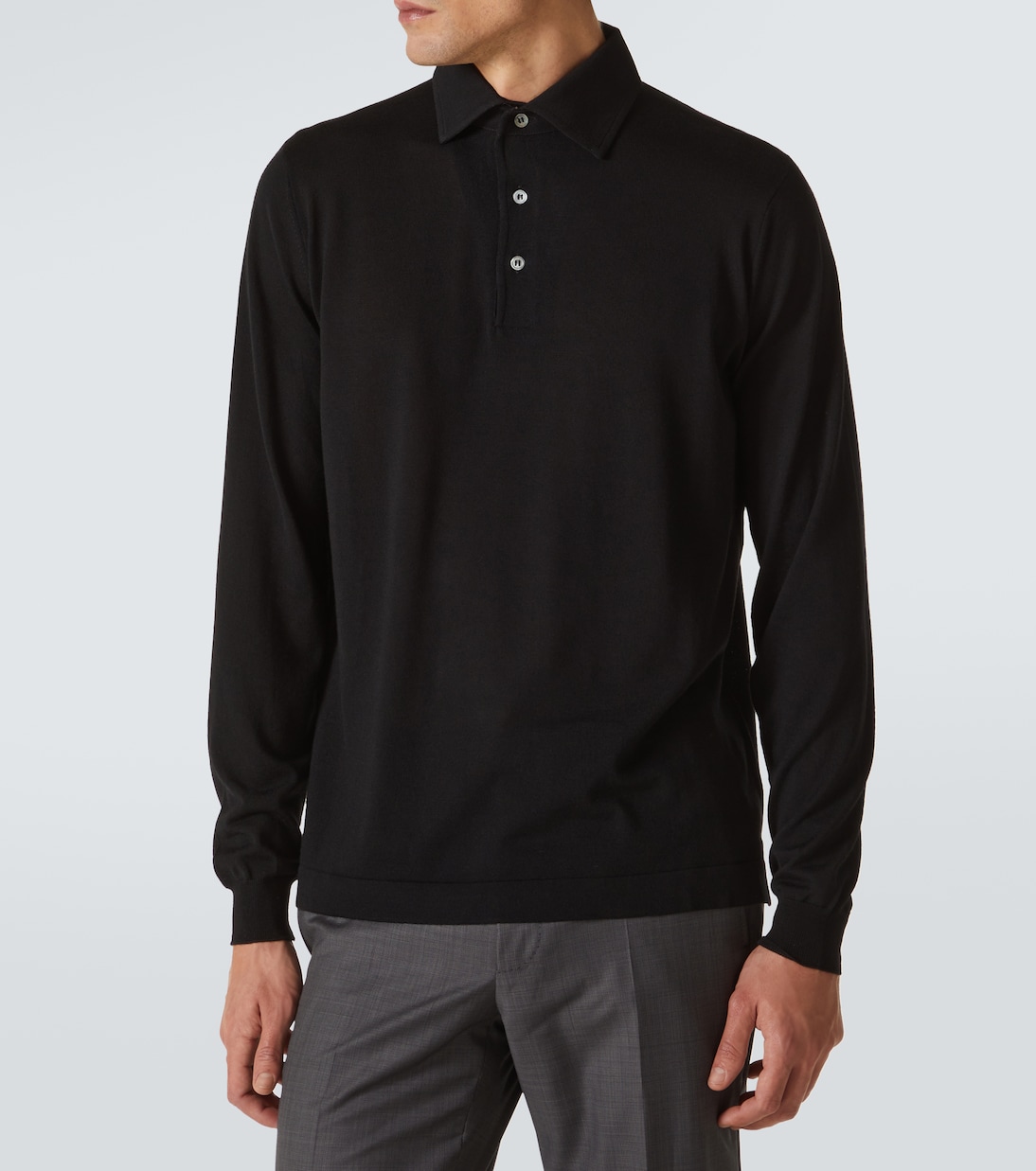 Polopullover aus Wolle | Thom Sweeney