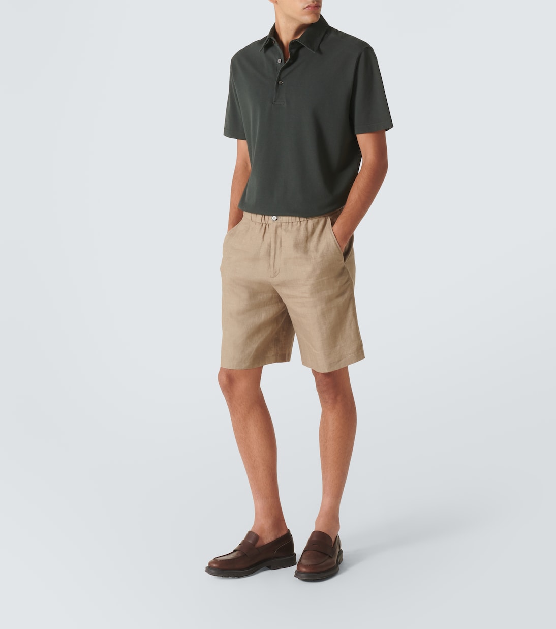 Bermuda Emanuele in lino | Loro Piana
